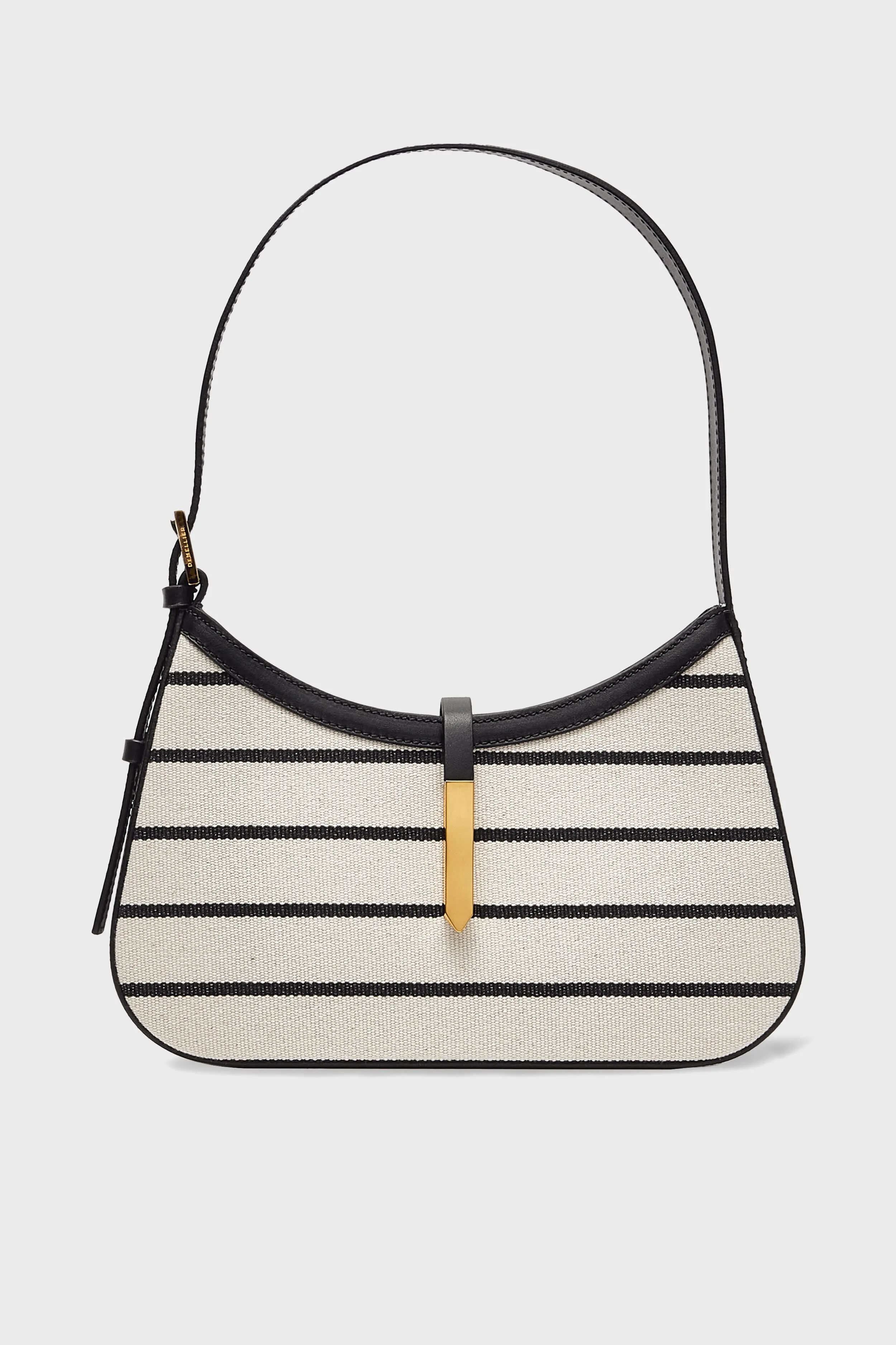 Ecru Breton Stripe Canvas Tokyo Bag