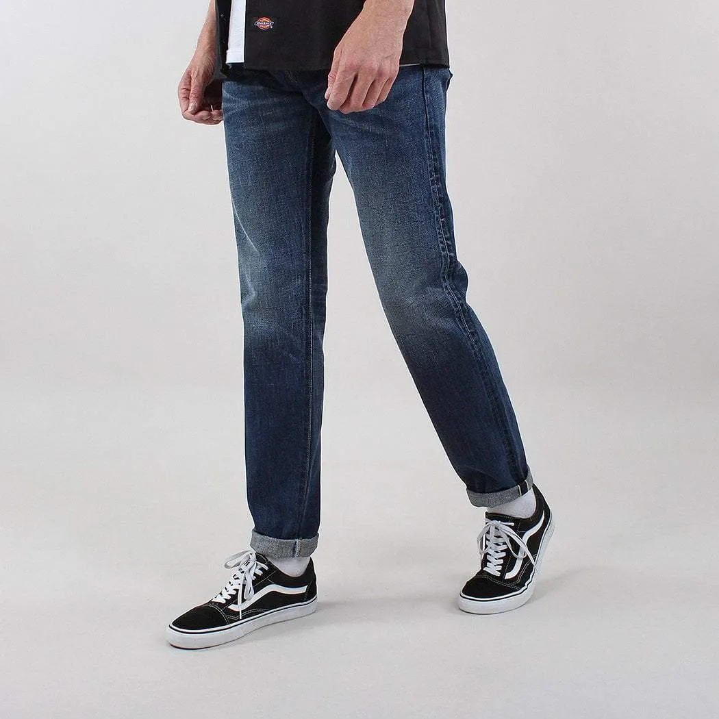 Edwin Regular Tapered Nihon Menpu Dark Pure Indigo Denim Jeans