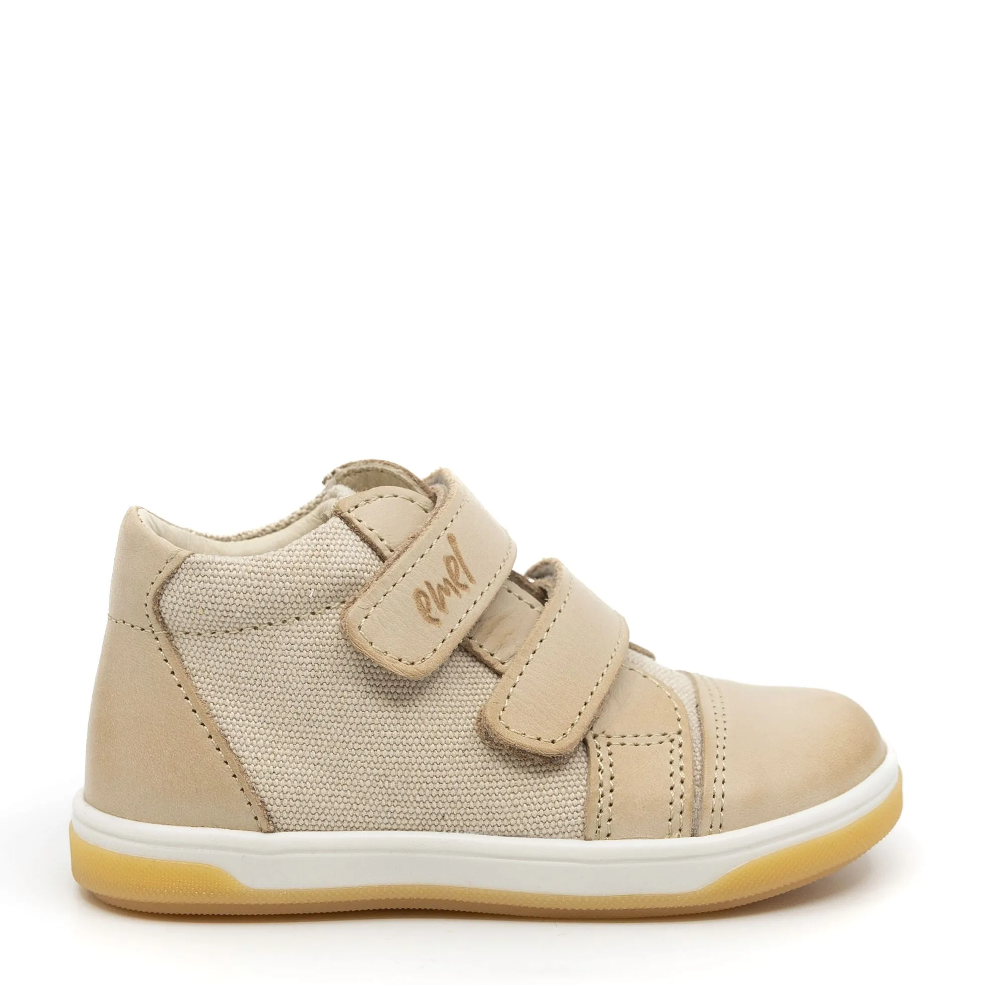 Emel Sand Linen Baby Sneaker