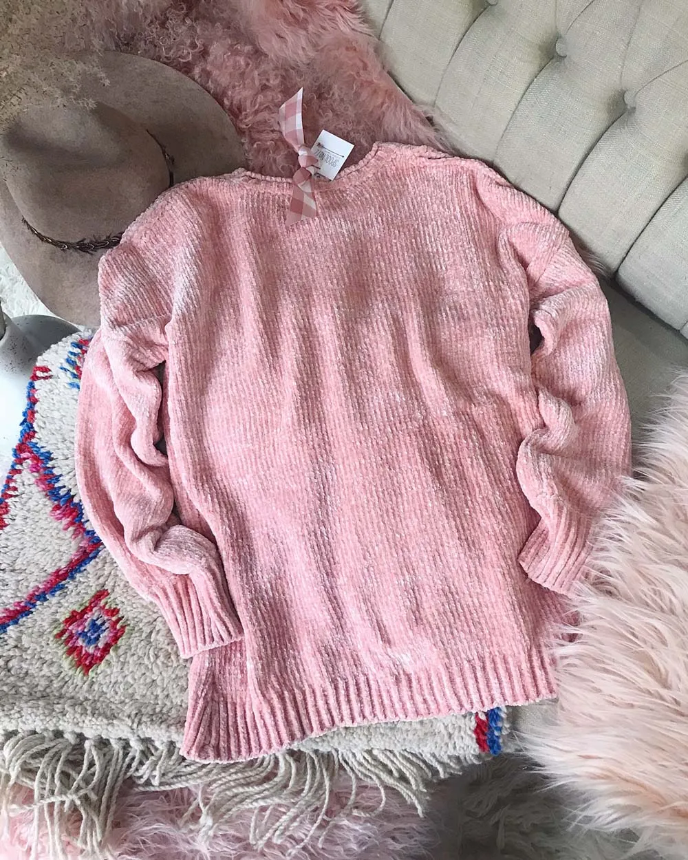 Enchanted Sweater in Pink