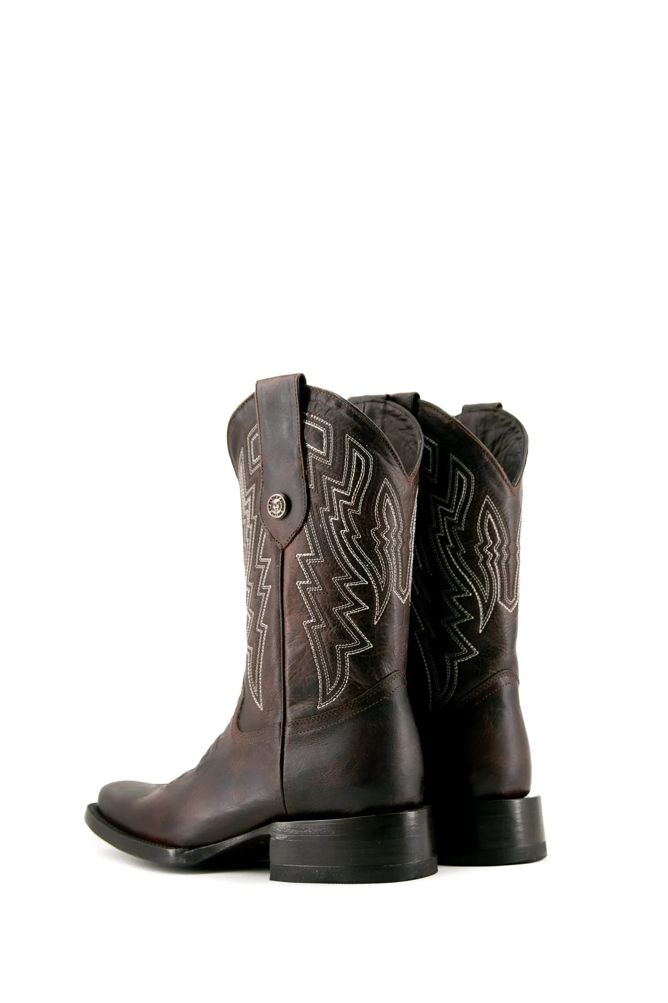 Falcon Rust Rodeo Toe Cowboy Boot