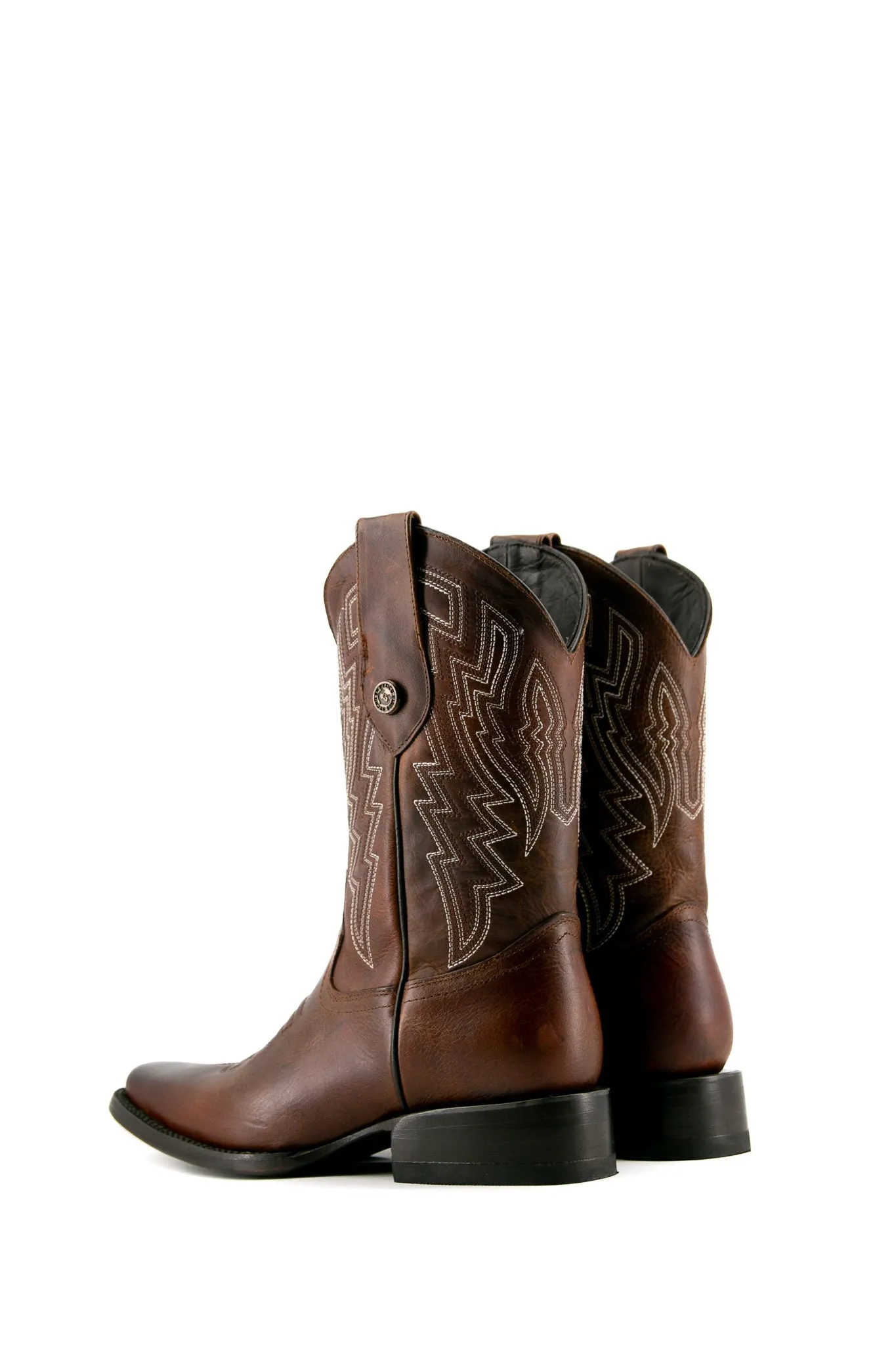 Falcon Rust Rodeo Toe Cowboy Boot