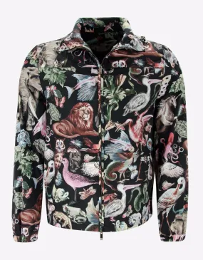 Fantastic Animals Nylon Windbreaker Jacket