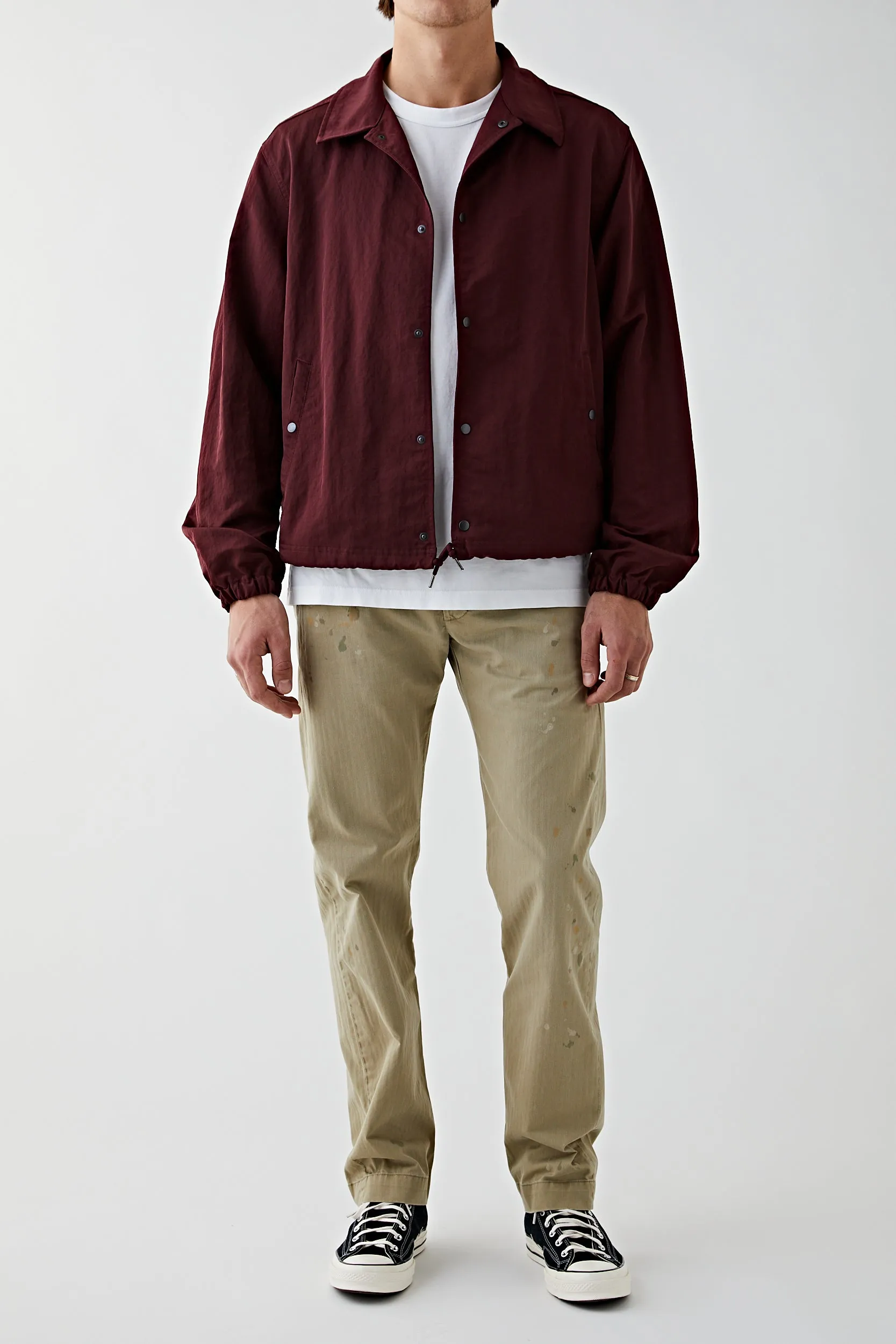 Flight 93 Coach Jacket Burgundy