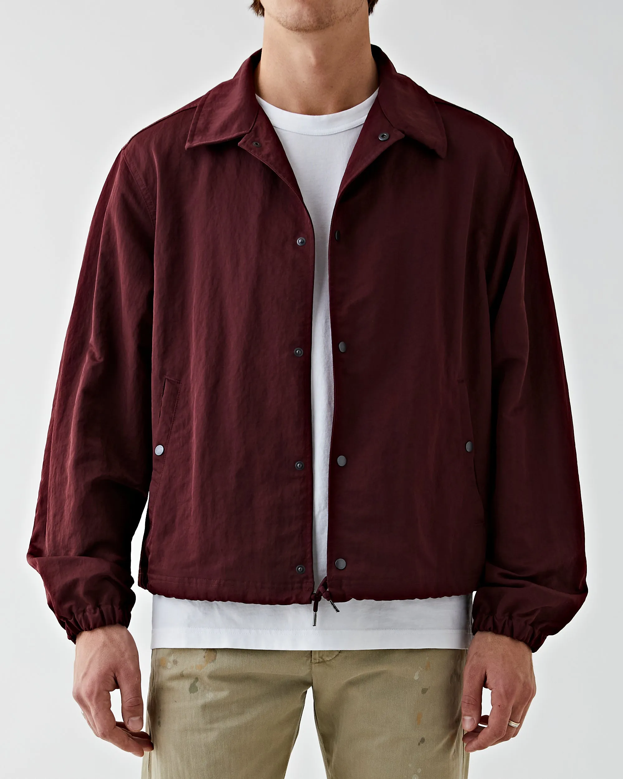 Flight 93 Coach Jacket Burgundy