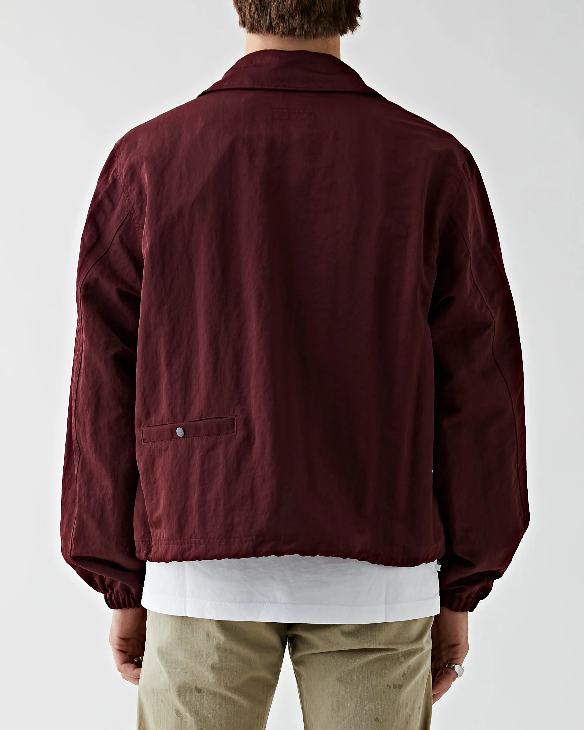 Flight 93 Coach Jacket Burgundy