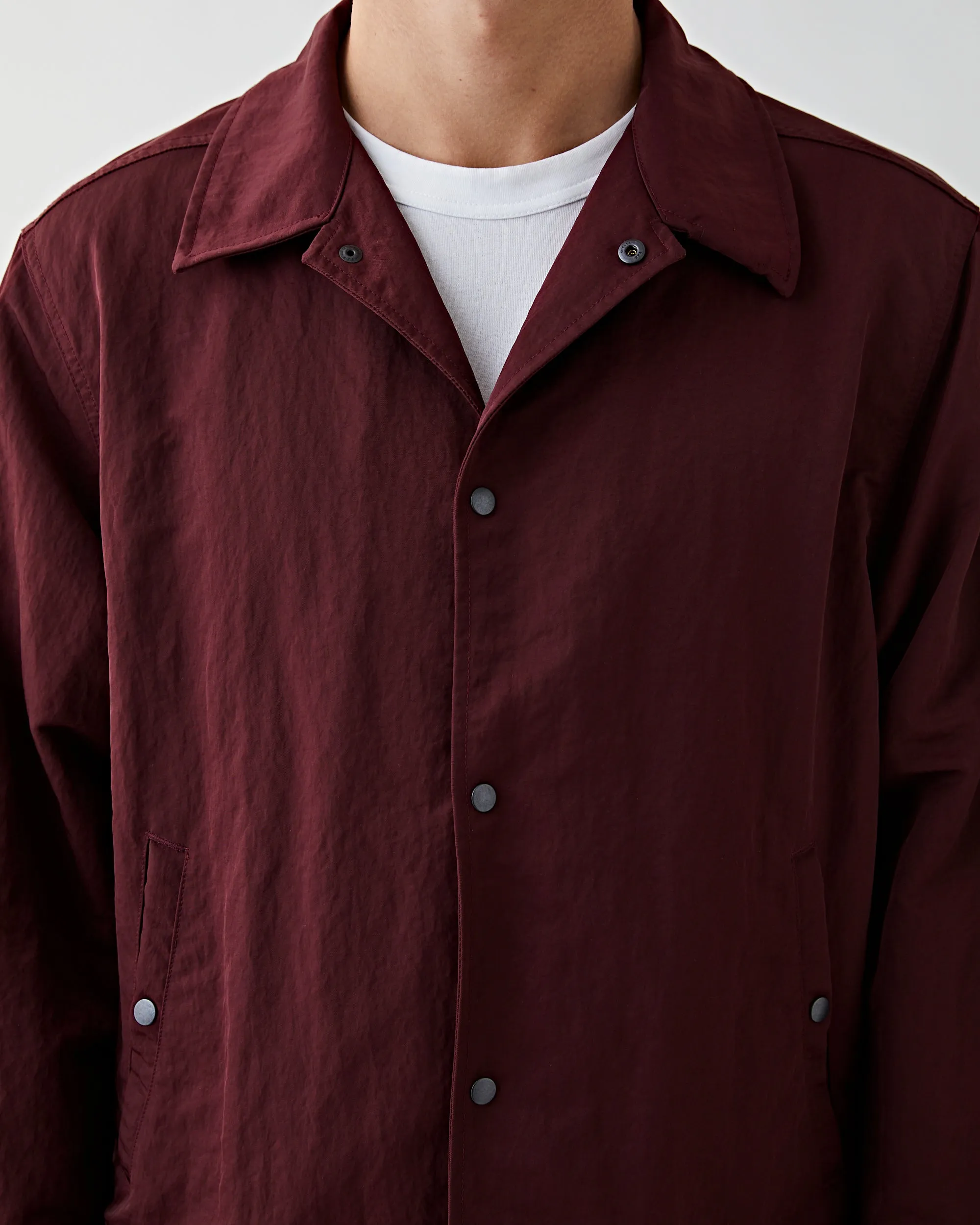 Flight 93 Coach Jacket Burgundy