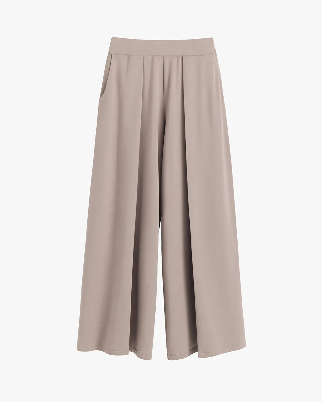 French Terry Pleated Pant