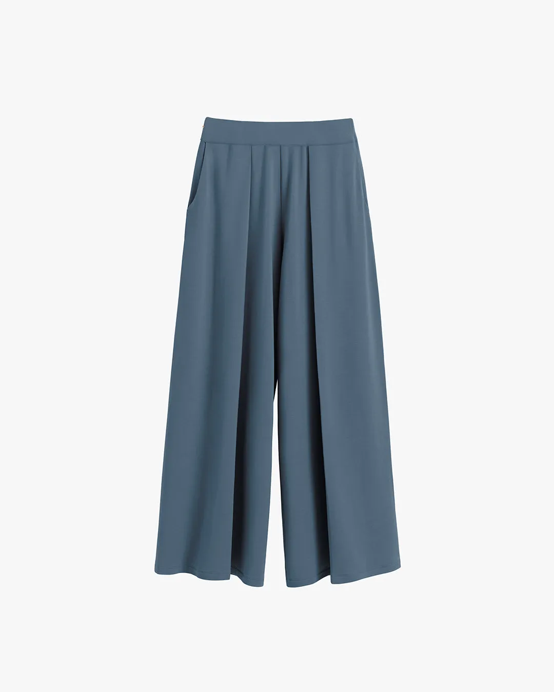 French Terry Pleated Pant