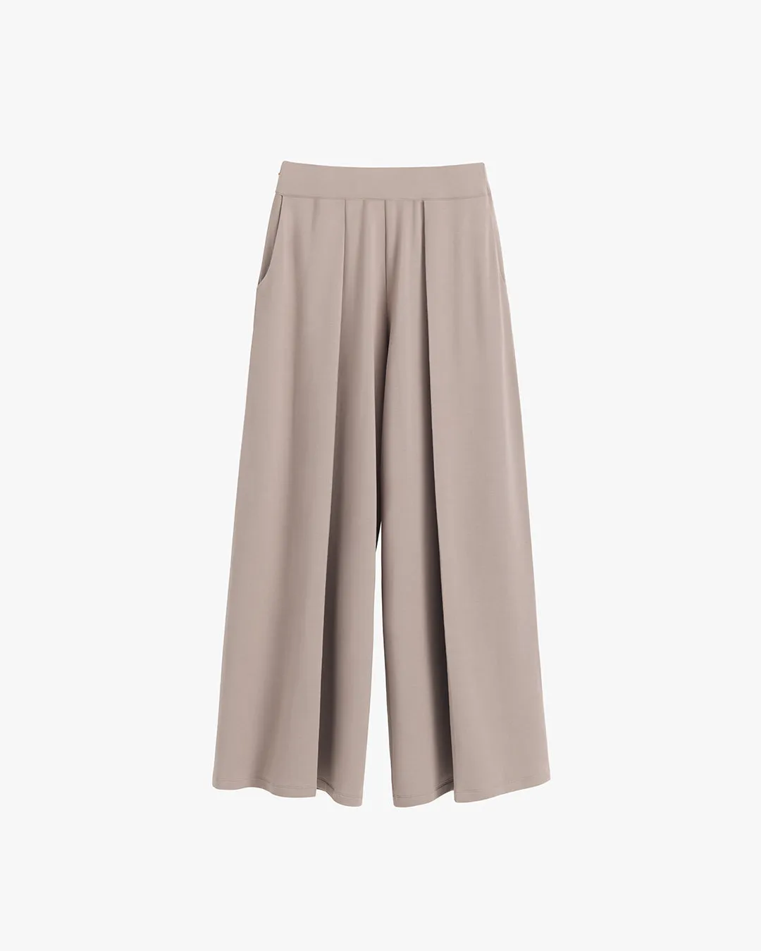 French Terry Pleated Pant