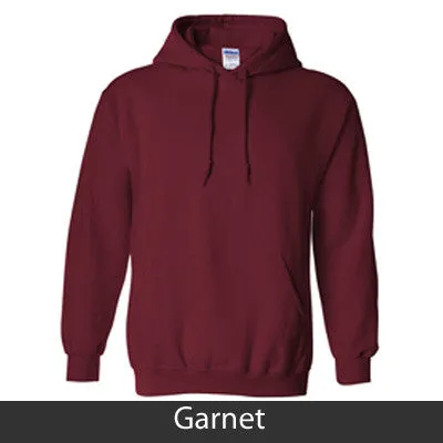 Gamma Phi Beta State and Date Printed Hoody - Gildan 18500 - CAD