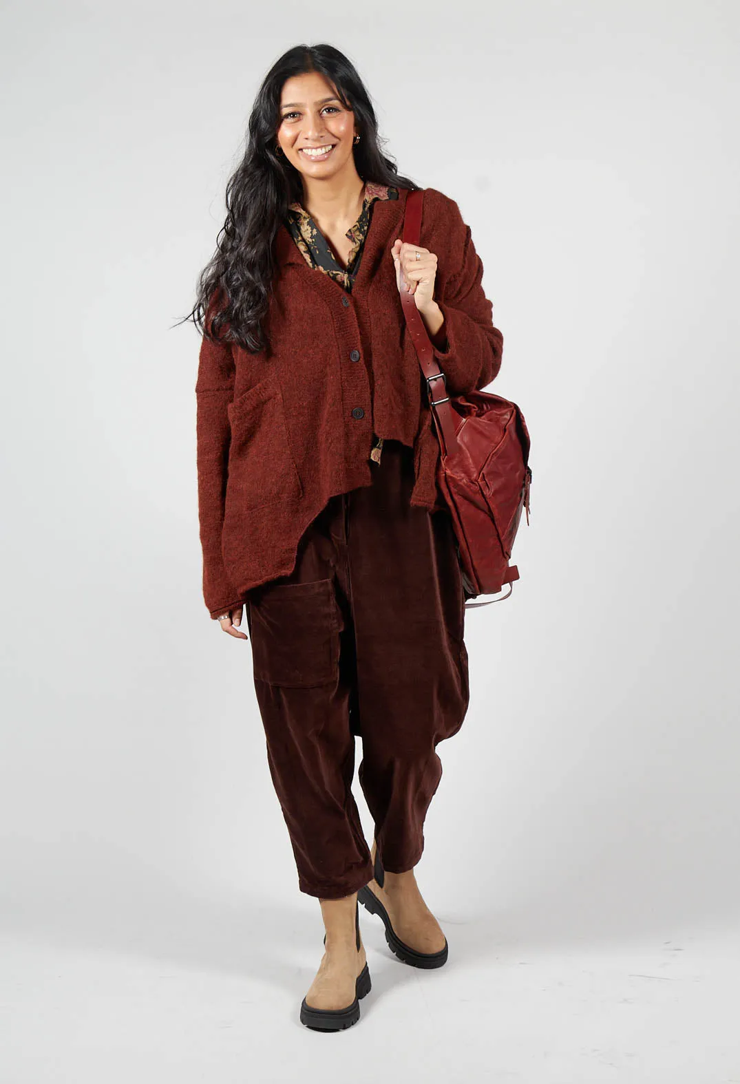 Gaston Trouser in Aubergine