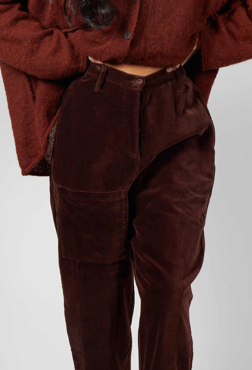 Gaston Trouser in Aubergine