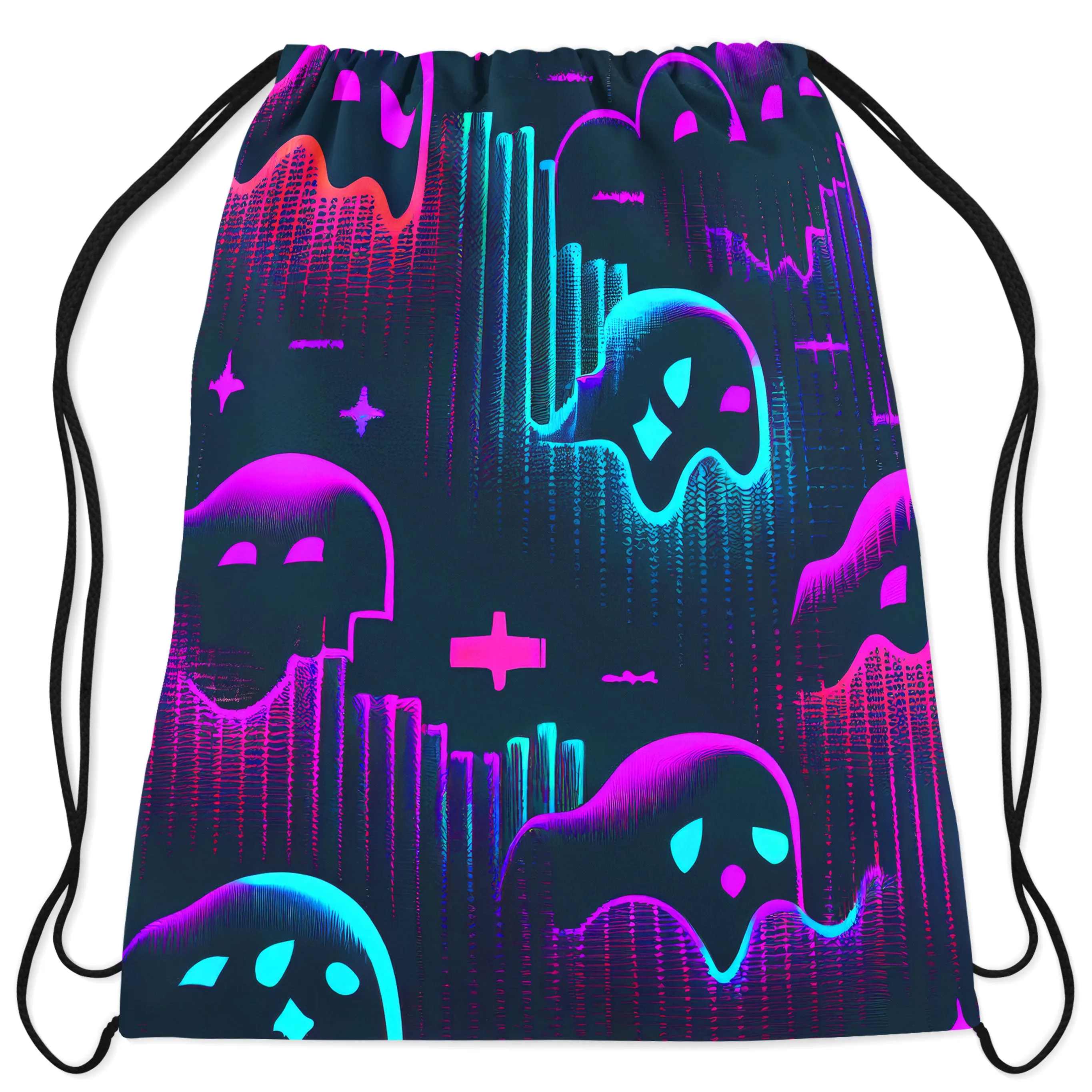 Ghost Melt Drawstring Bag