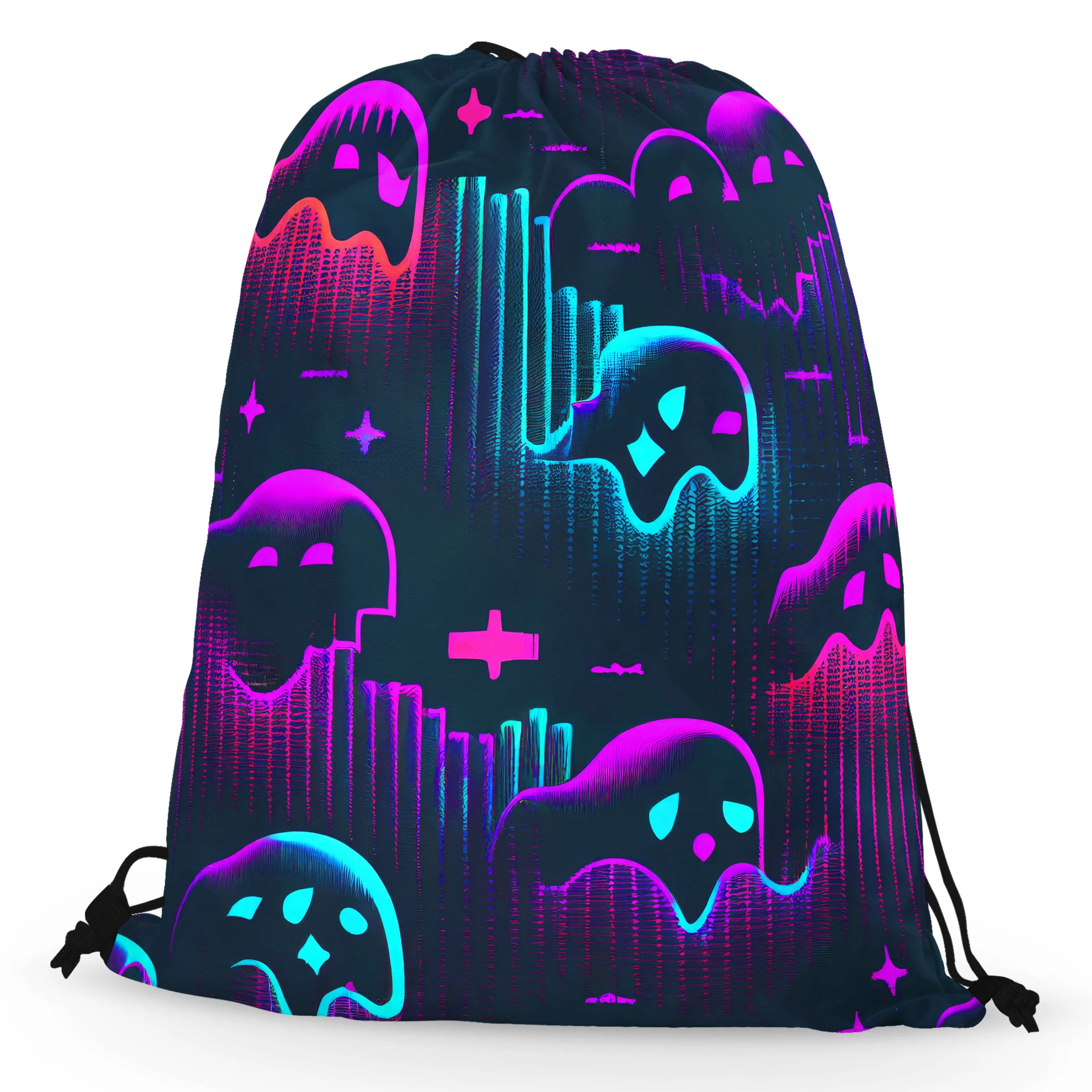 Ghost Melt Drawstring Bag