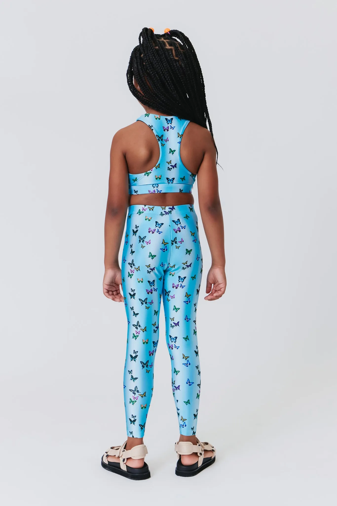 Girls Leggings in Butterfly Sky