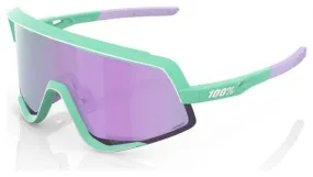 Glendale 100% Soft Tact Green Glasses - HiPer Violet Mirror Lens