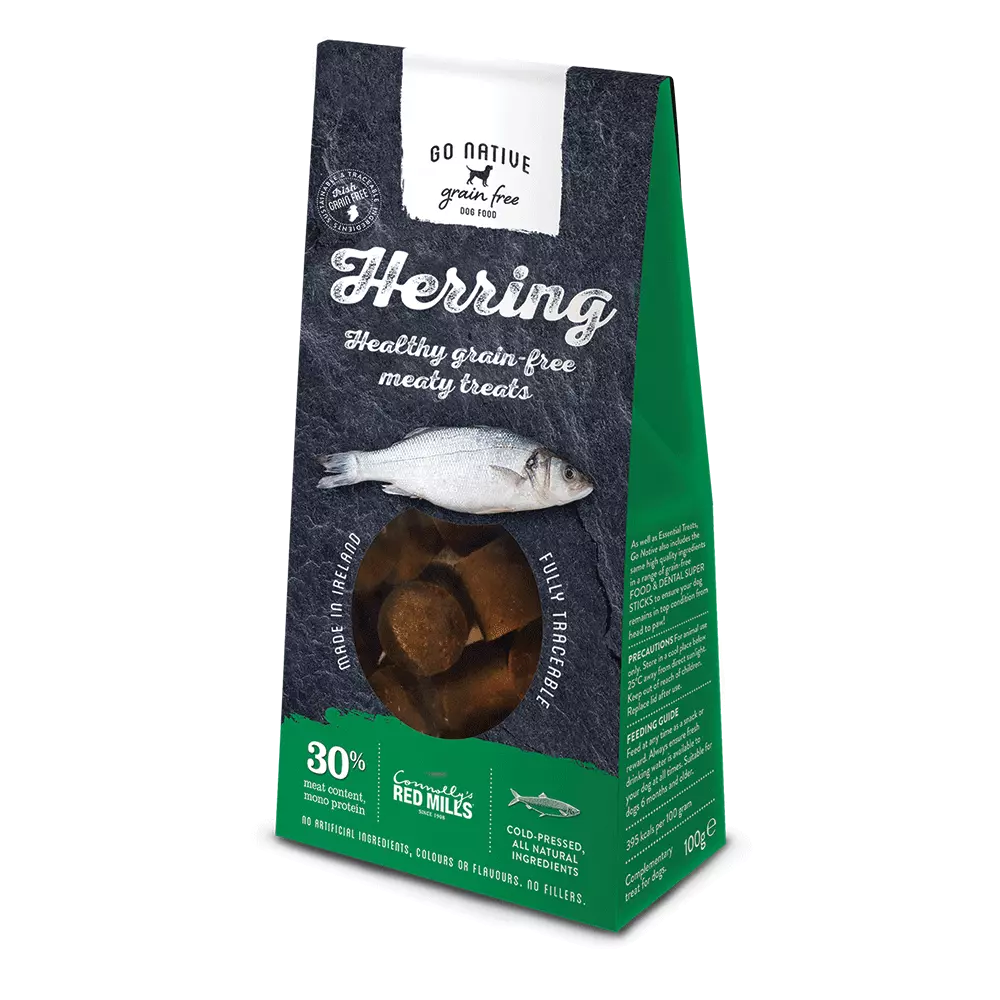 Go Native Treats with Herring 100g