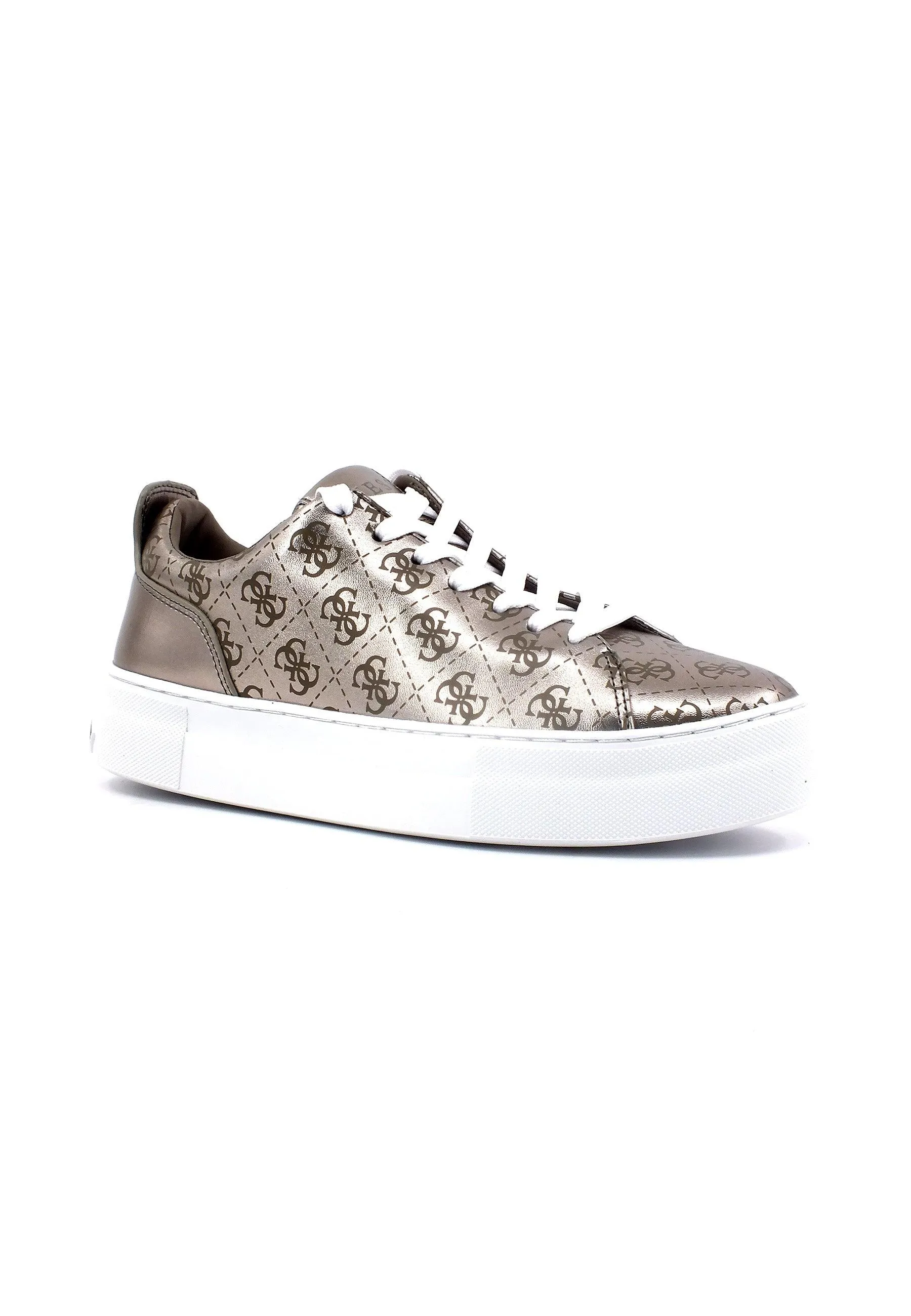 GUESS Sneaker Donna Lamè Oro Pewter FL7GNLFAL12