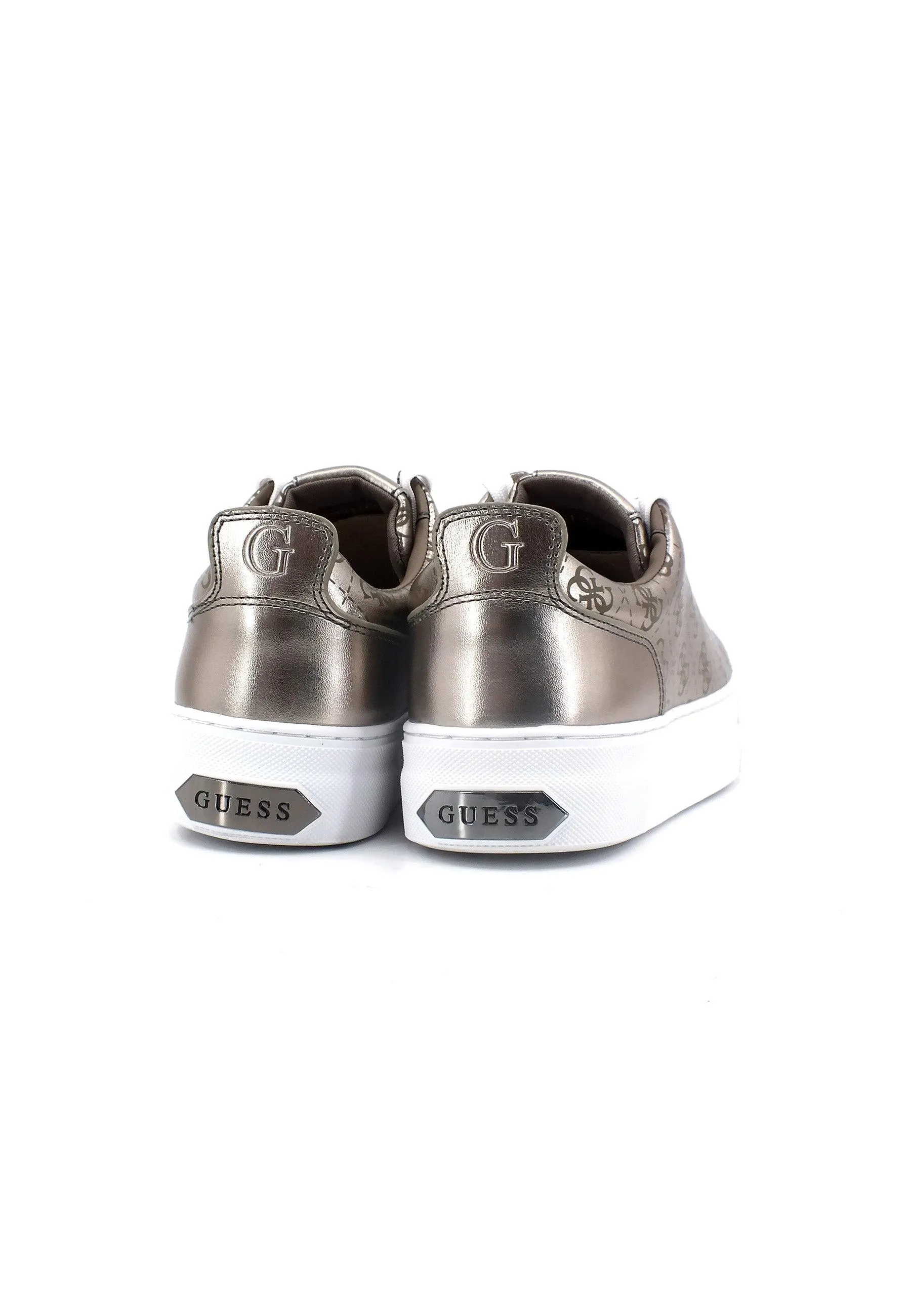 GUESS Sneaker Donna Lamè Oro Pewter FL7GNLFAL12