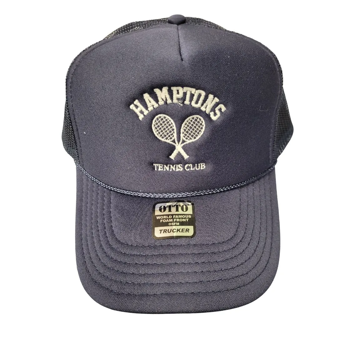 Hamptons Tennis Club Hat in Navy