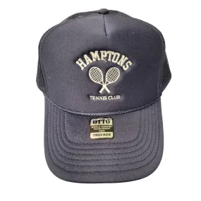 Hamptons Tennis Club Hat in Navy