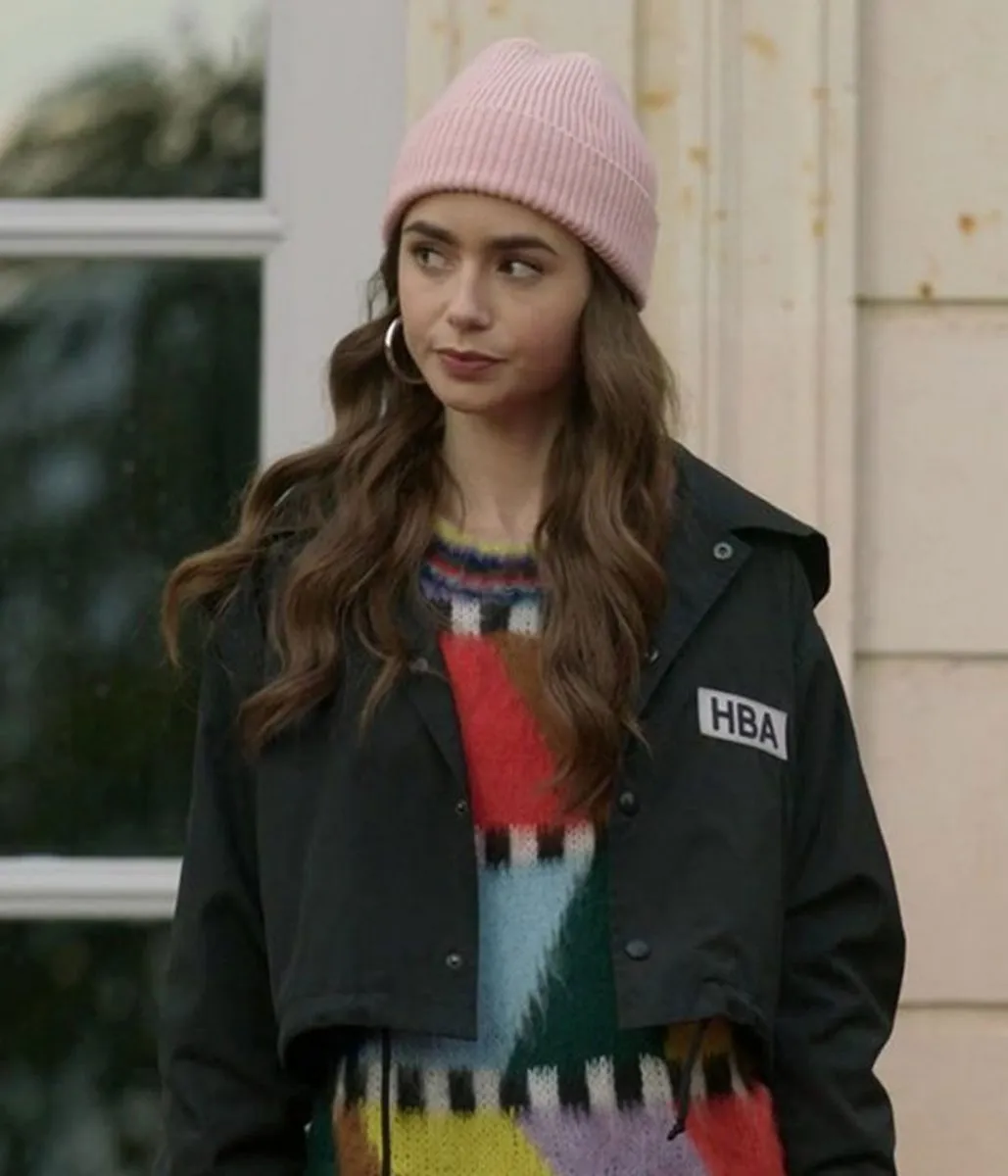 HBA Emily in Paris S02 Lily Collins Black Jacket