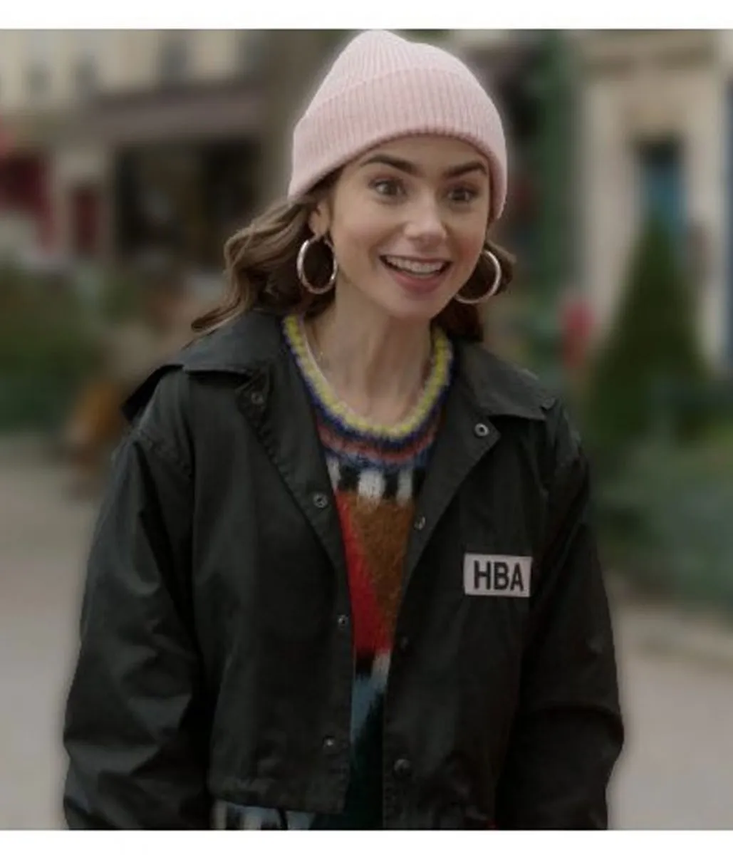 HBA Emily in Paris S02 Lily Collins Black Jacket