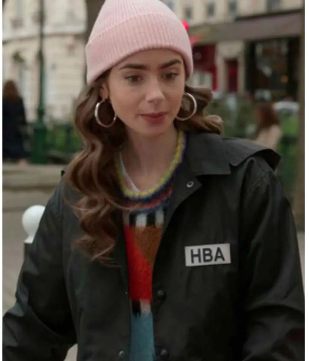 HBA Emily in Paris S02 Lily Collins Black Jacket