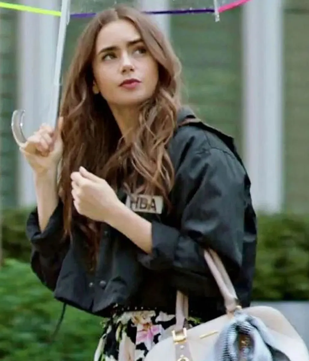 HBA Emily in Paris S02 Lily Collins Black Jacket