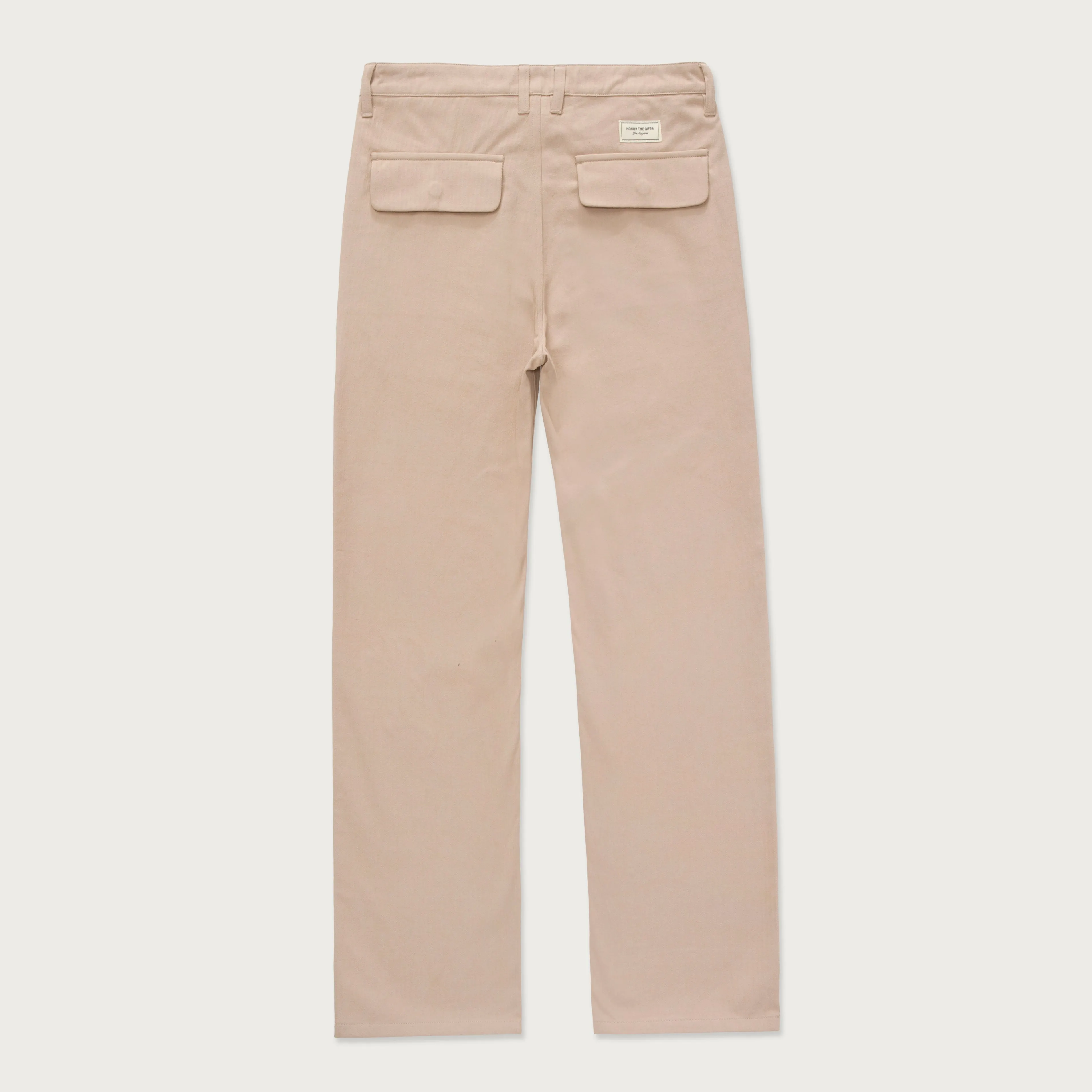 Herringbone Pant - Bone