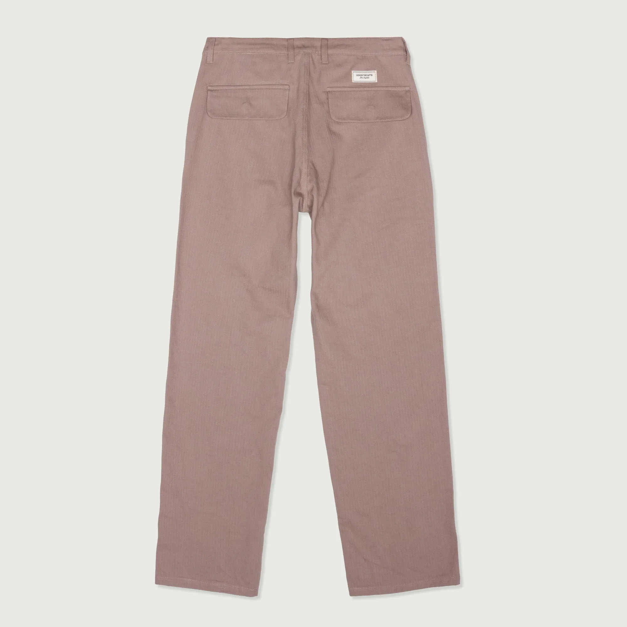 Herringbone Pant - Lt. Brown