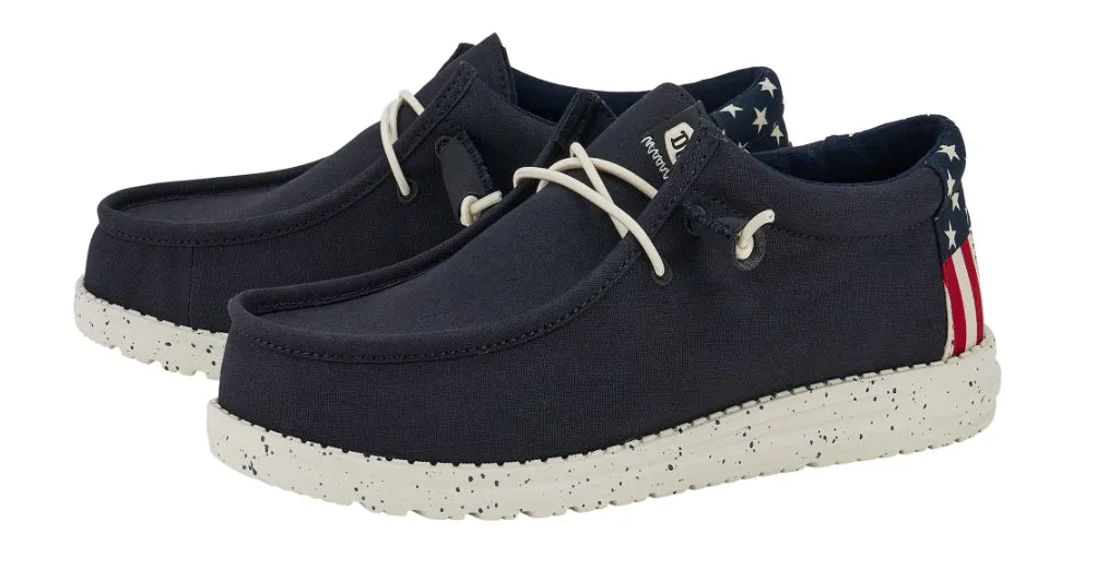 Hey Dude Toddler Navy Americana shoe