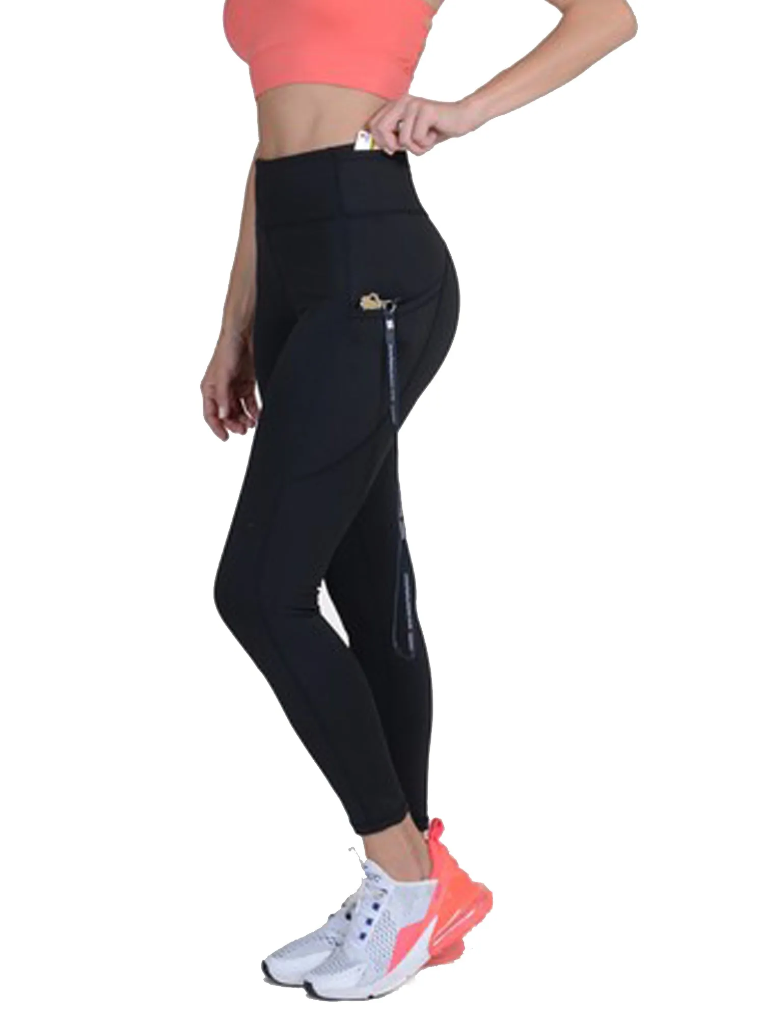 High Waist Leggings With Tech Pockets