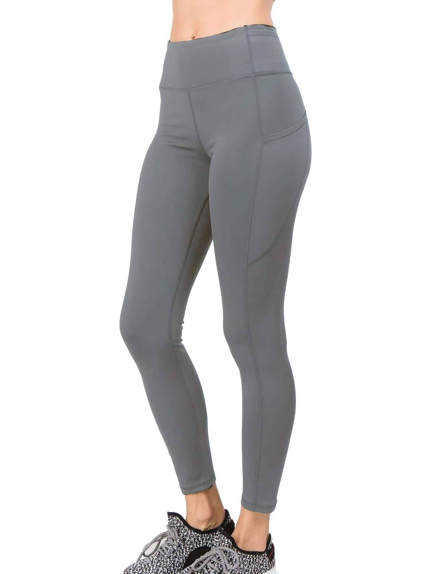 High Waist Leggings With Tech Pockets