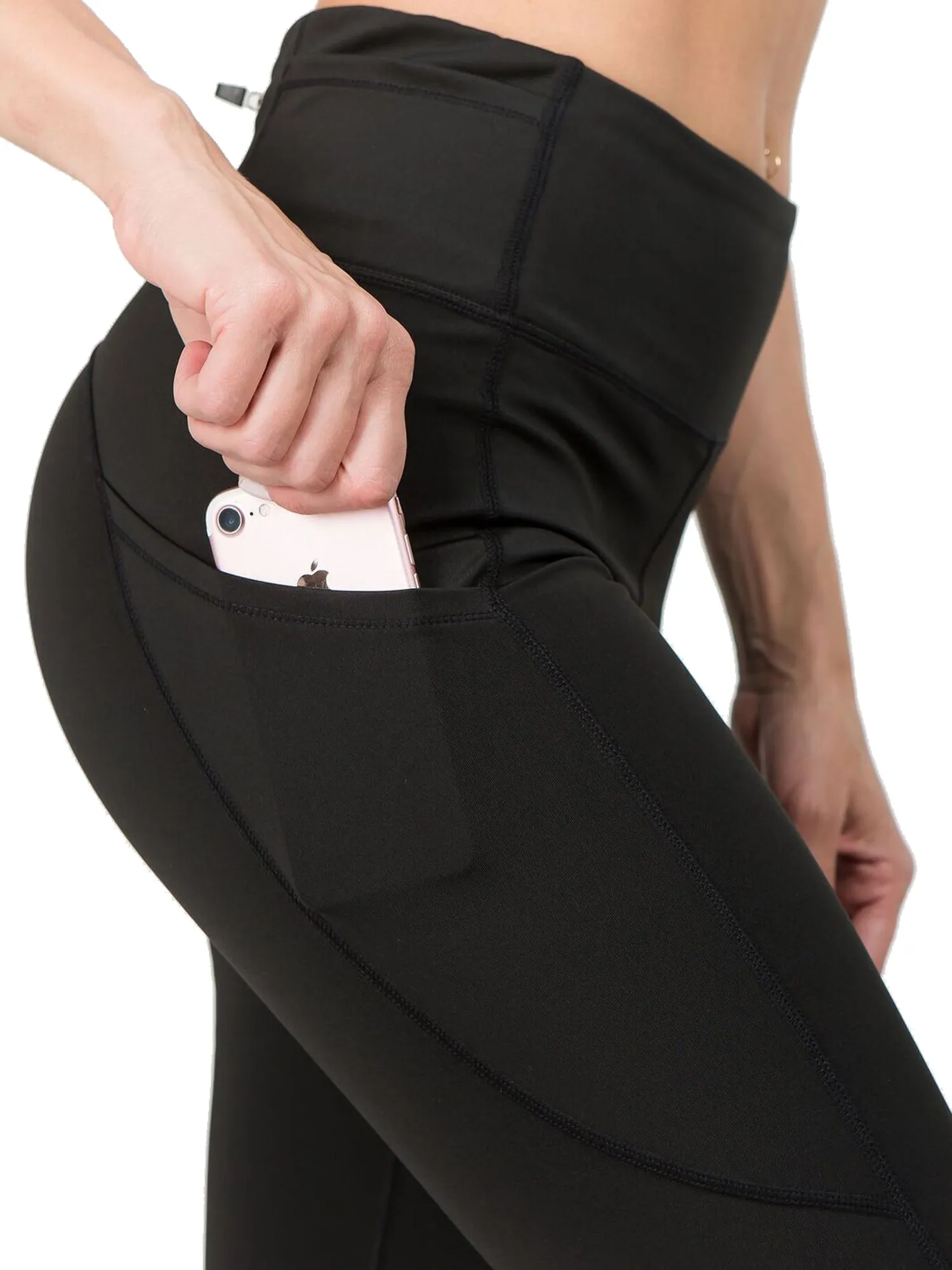 High Waist Leggings With Tech Pockets