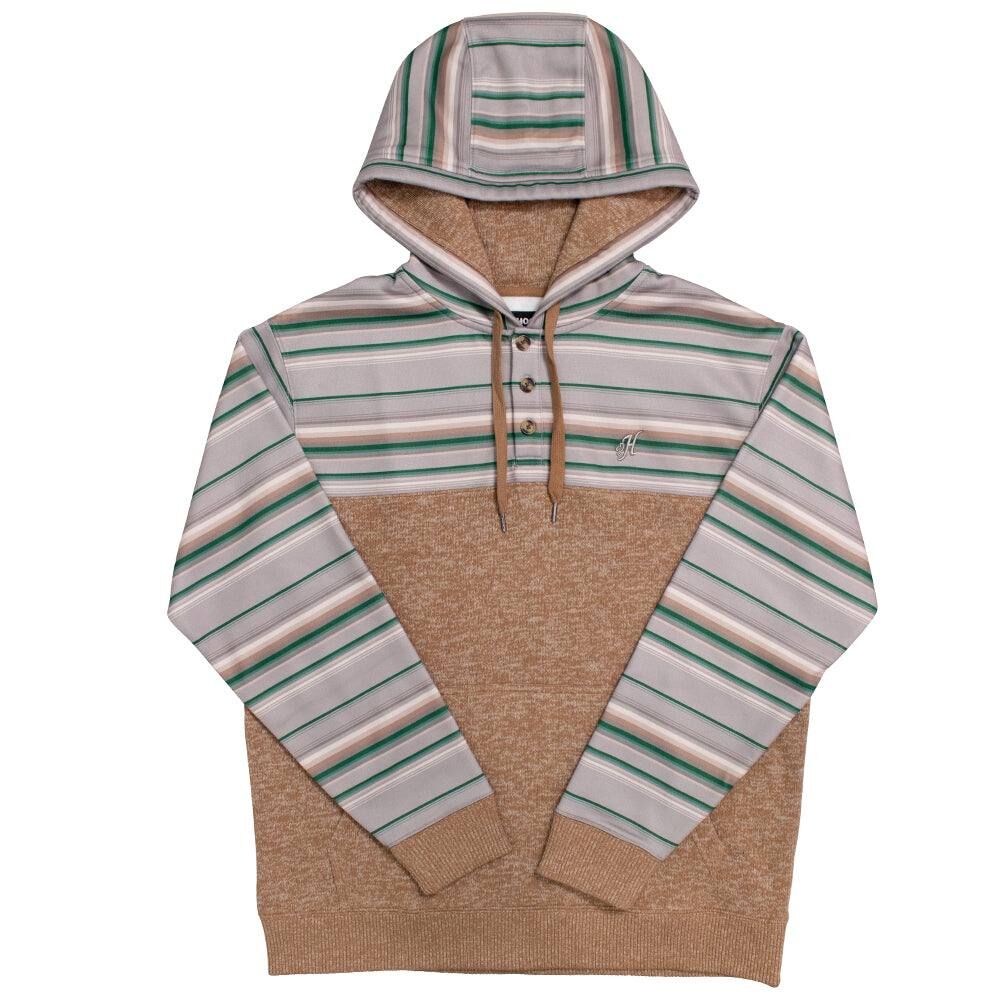 Hooey Men's Jimmy Stripes Hoody in Tan