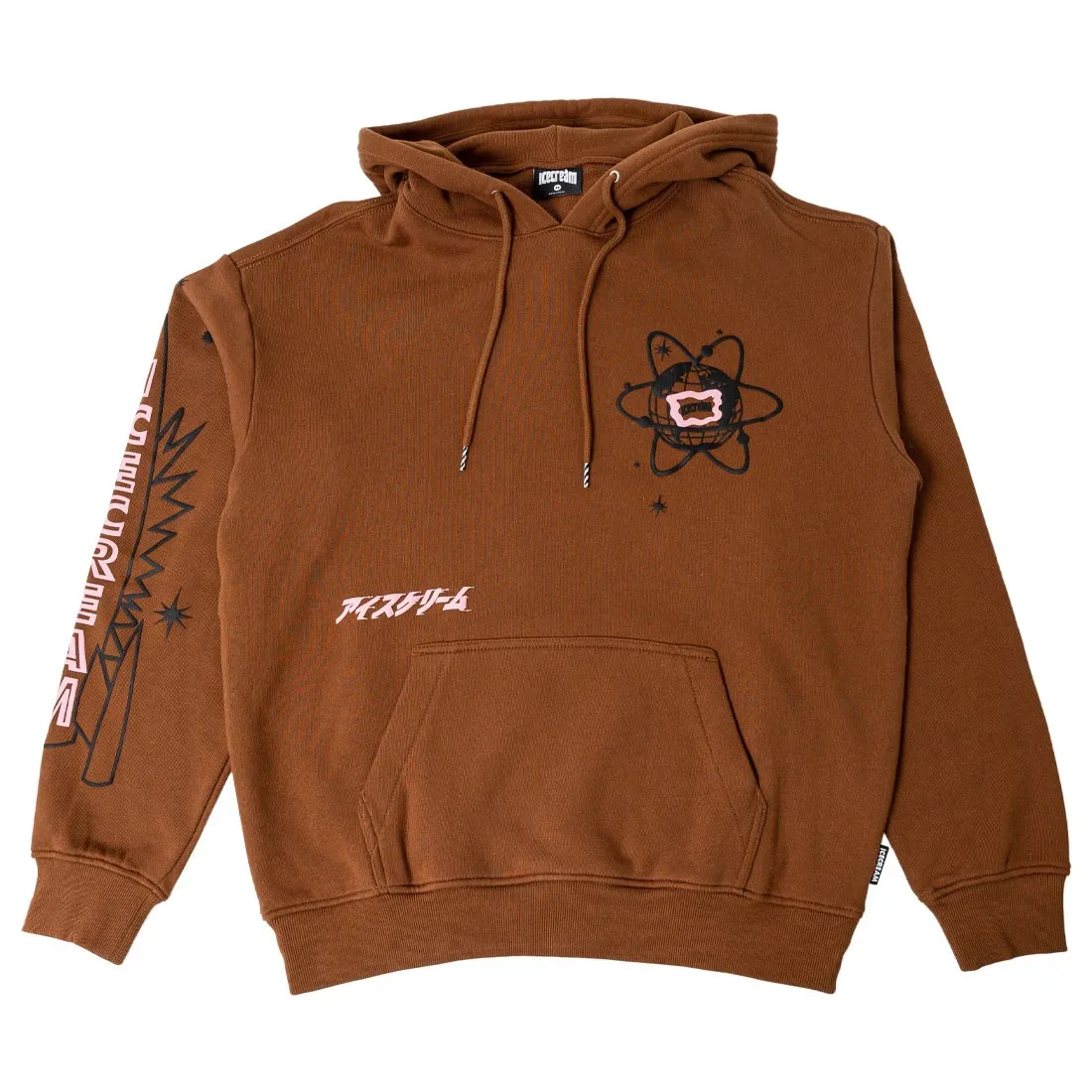 Ice Cream Men Cones Hoody (brown)