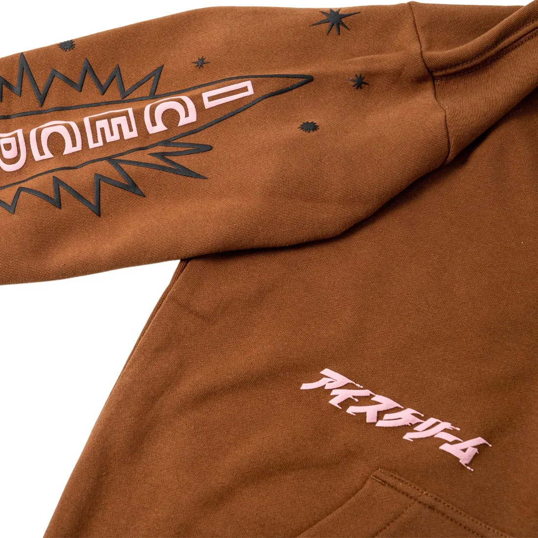 Ice Cream Men Cones Hoody (brown)