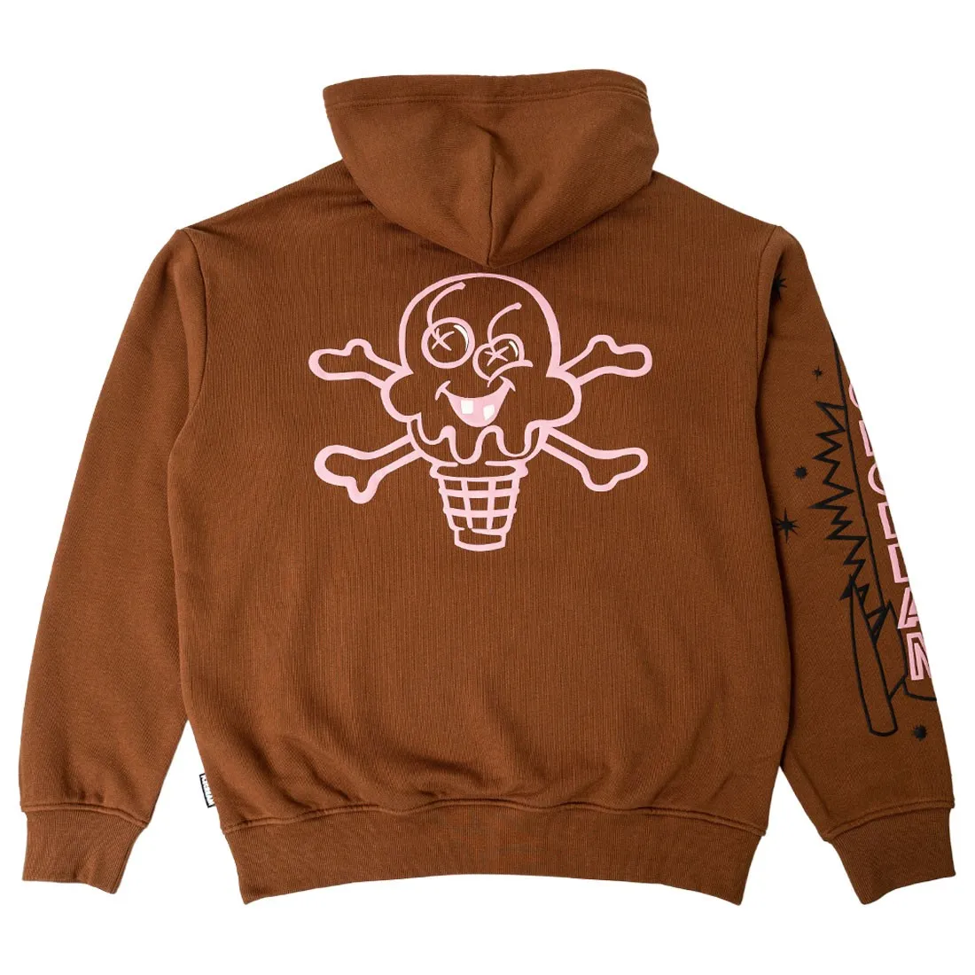 Ice Cream Men Cones Hoody (brown)