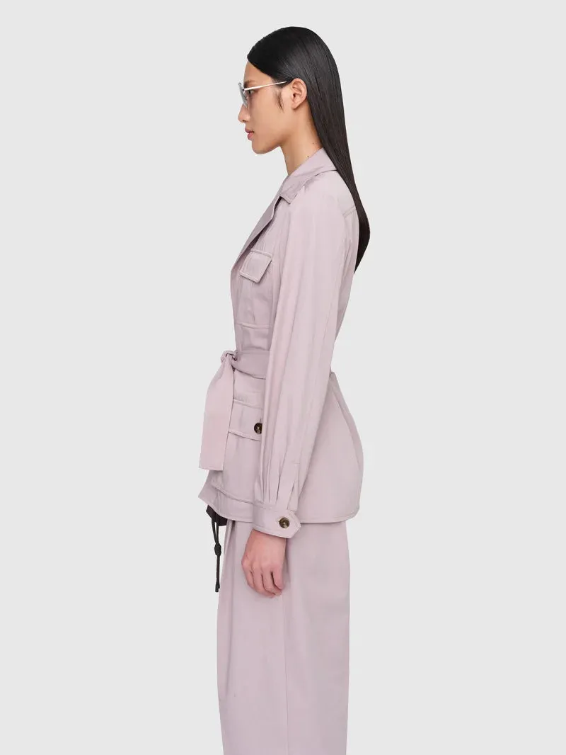 In Good Company   SAHARIENNE Cotton Twill Jacket Lilac