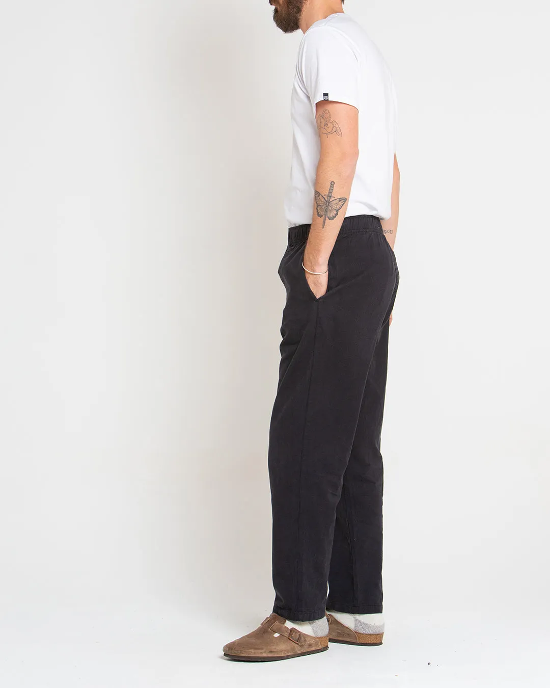 INFINITY HEMP PANT - ANTHRACITE