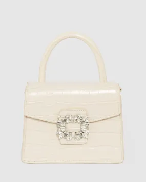 Ivory Eleanor Top Handle Bag