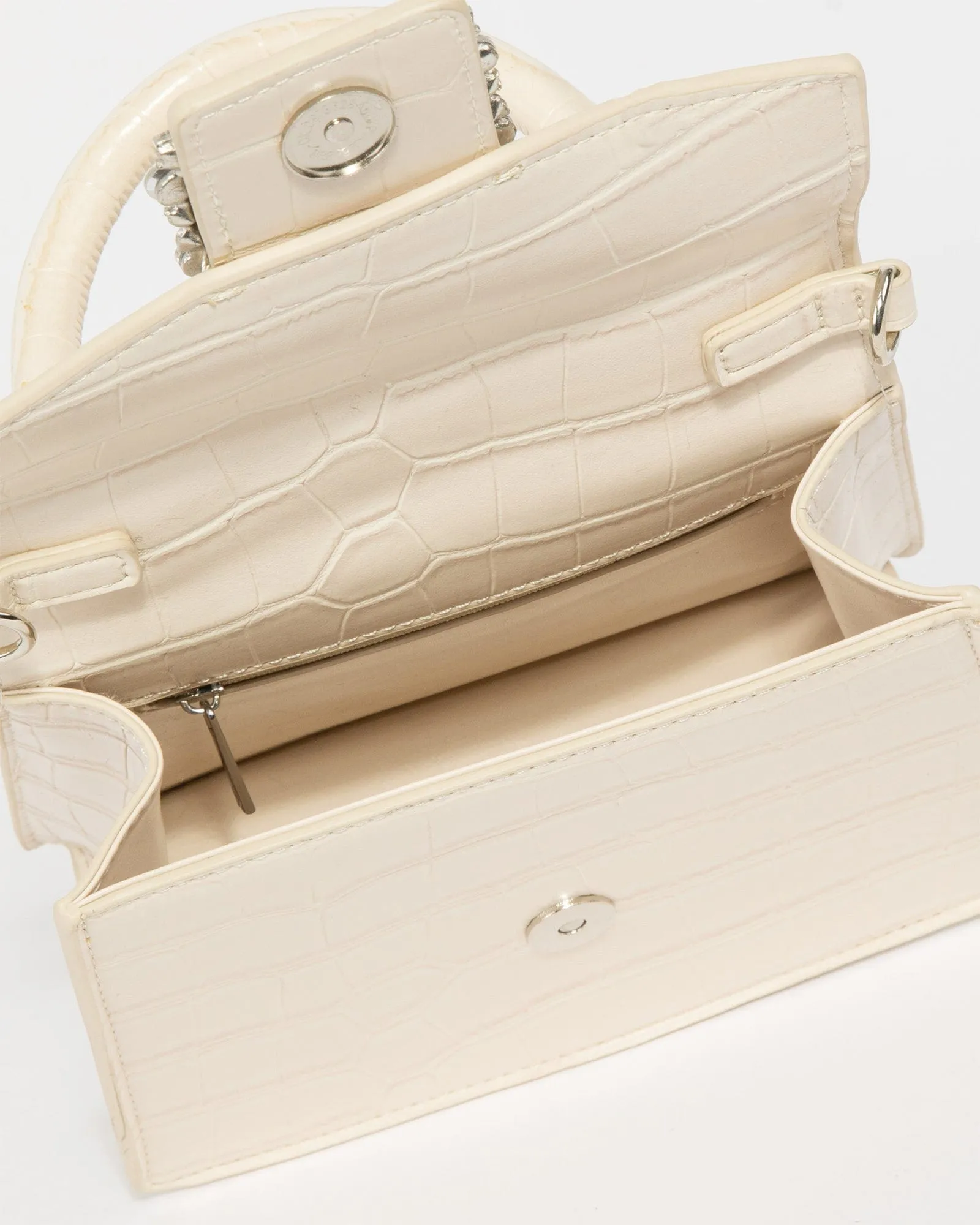 Ivory Eleanor Top Handle Bag