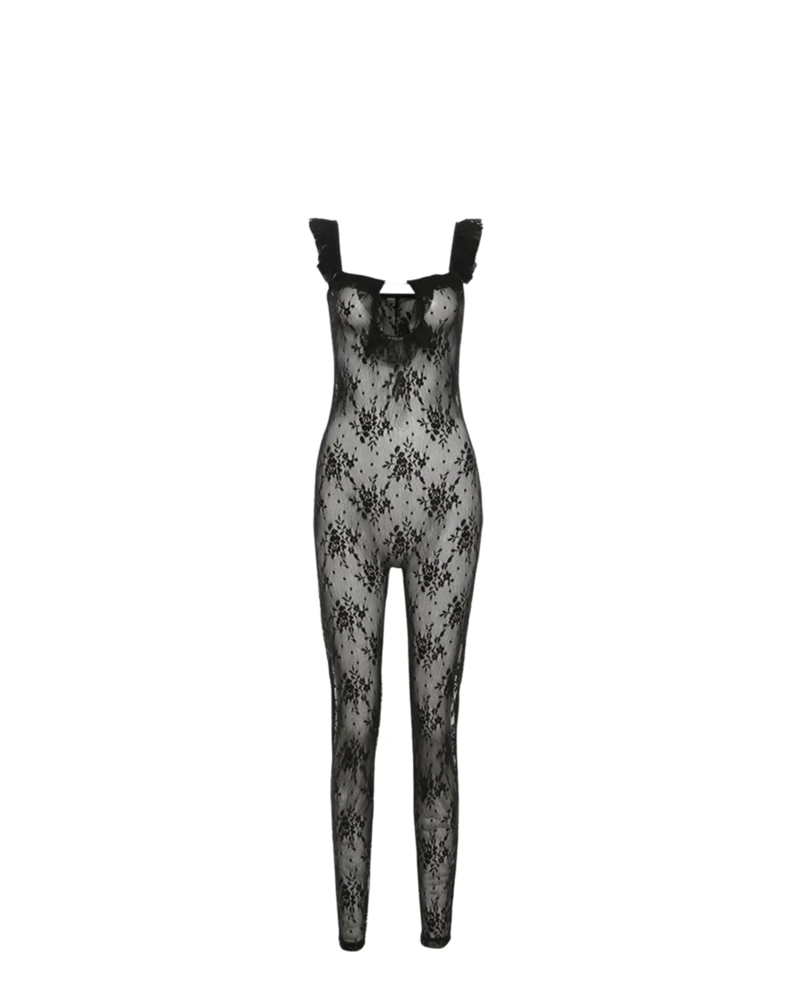 Jennifer Lace See Through Jumpsuit