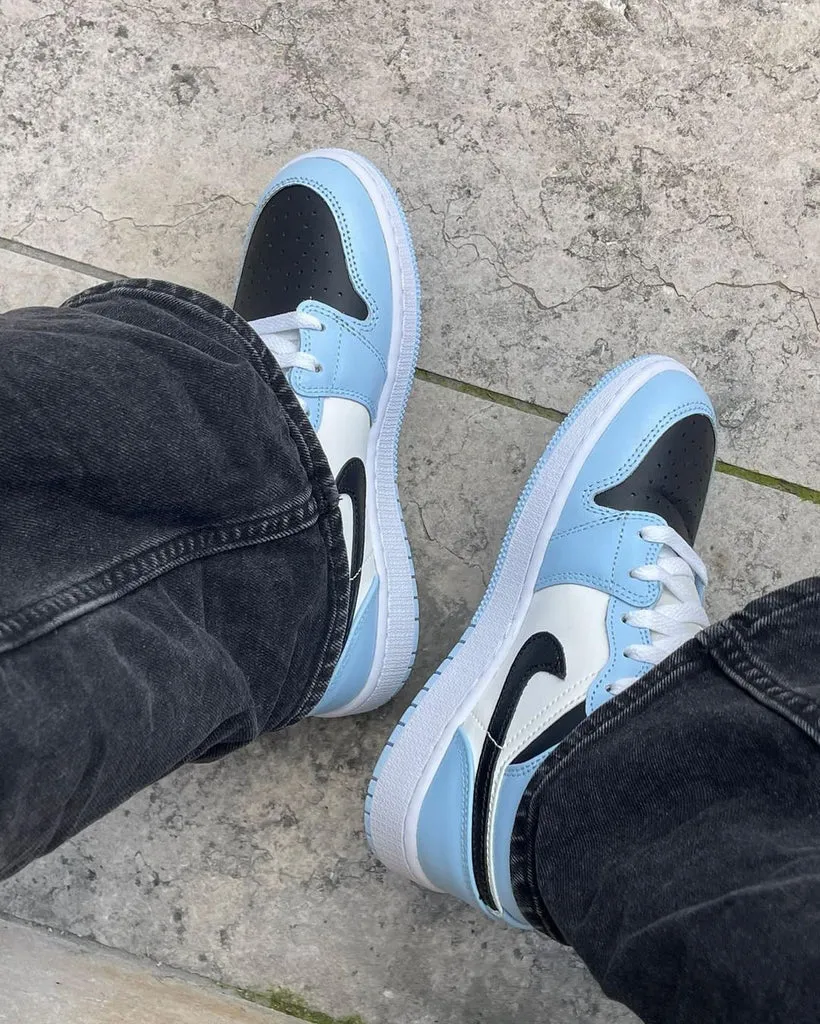 Jordan 1 Mid 'Ice Blue' (GS)