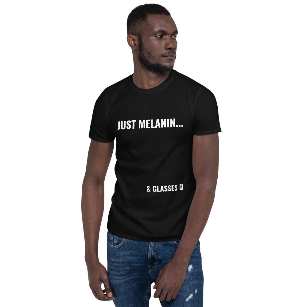 JUST MELANIN &...GLASSES Short-Sleeve Unisex T-Shirt