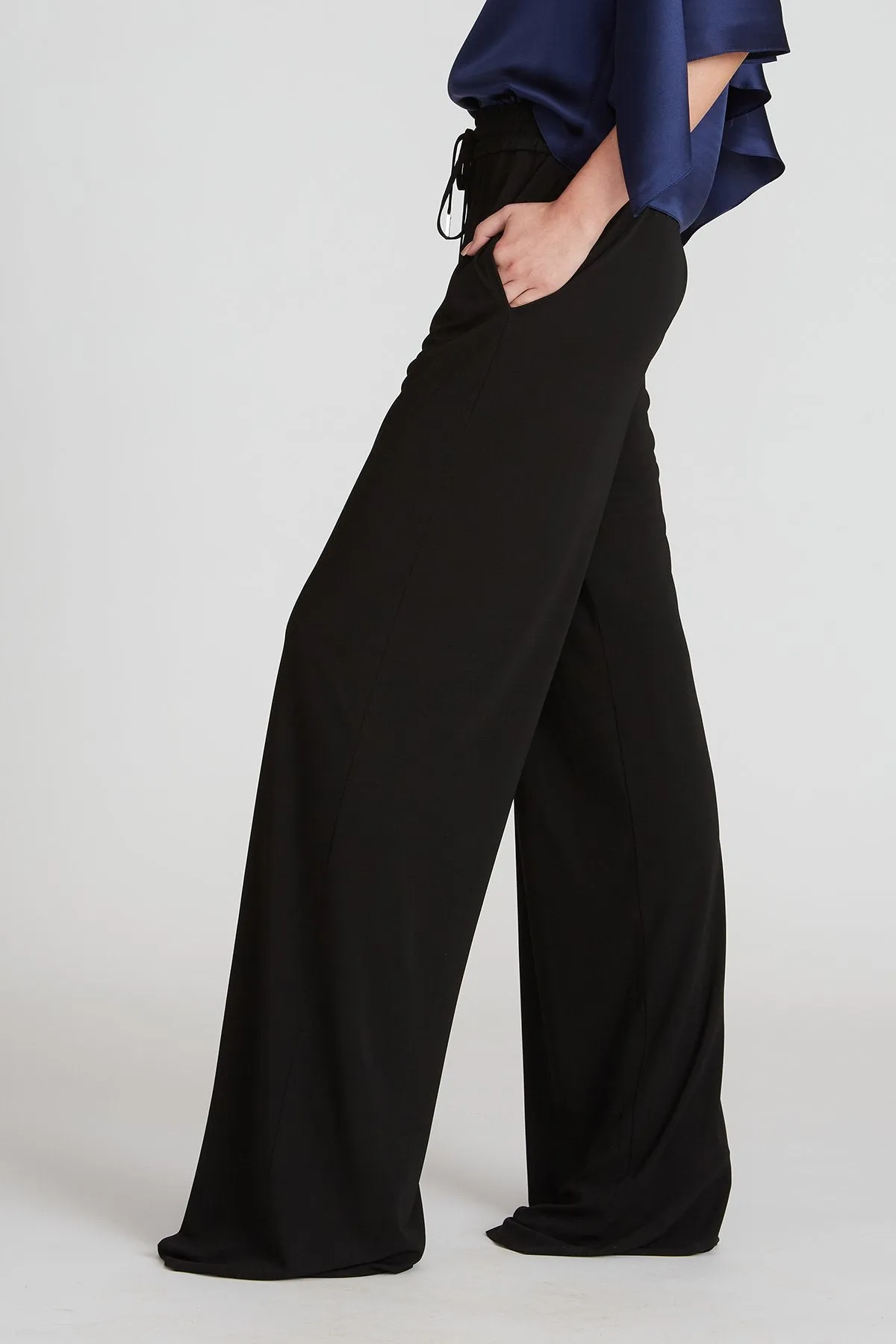 Katelyn Jersey Pant - Black