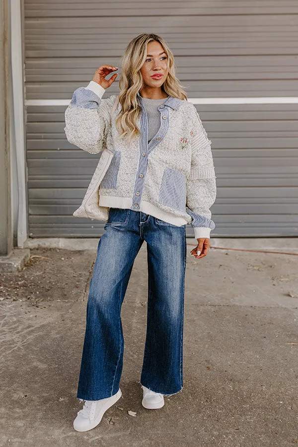 Keeping Cozy Quilted Jacket in Ivory