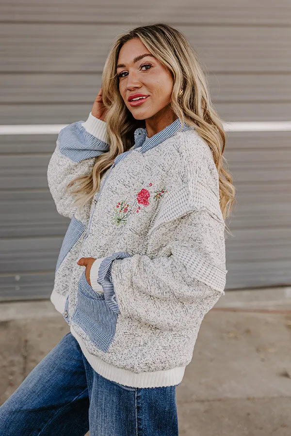 Keeping Cozy Quilted Jacket in Ivory